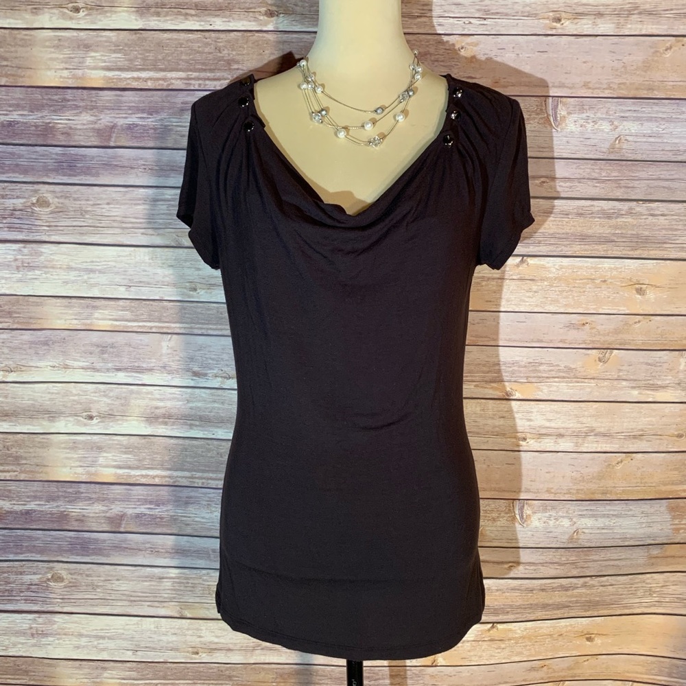Fenn Wright Manson Brown Blouse.  Size S.